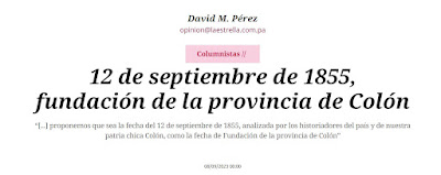 Sobre la Columna del Periodista Licenciado David Pérez