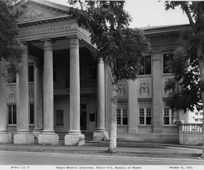 Edificio del Gorgas Laboratory en el año 1953.