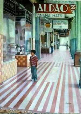 Vista de la Avenida del Frente, Ciudad de Colón,en 1975