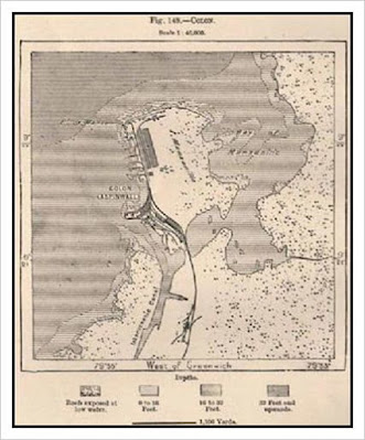 Mapa de la Ciudad de Colón en 1885