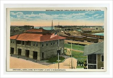 Cristóbal Fire Station en el área del Cristóbal Harbor en 1922.