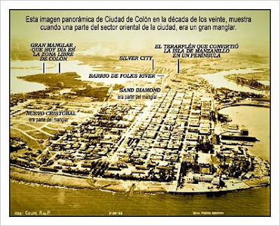 Trazado Arquitectónico de la Ciudad de Colón en 1925