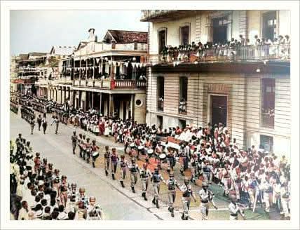 El Desfile Cívico Patriótico del 5 de Noviembre de 1949 en la ciudad de Colón