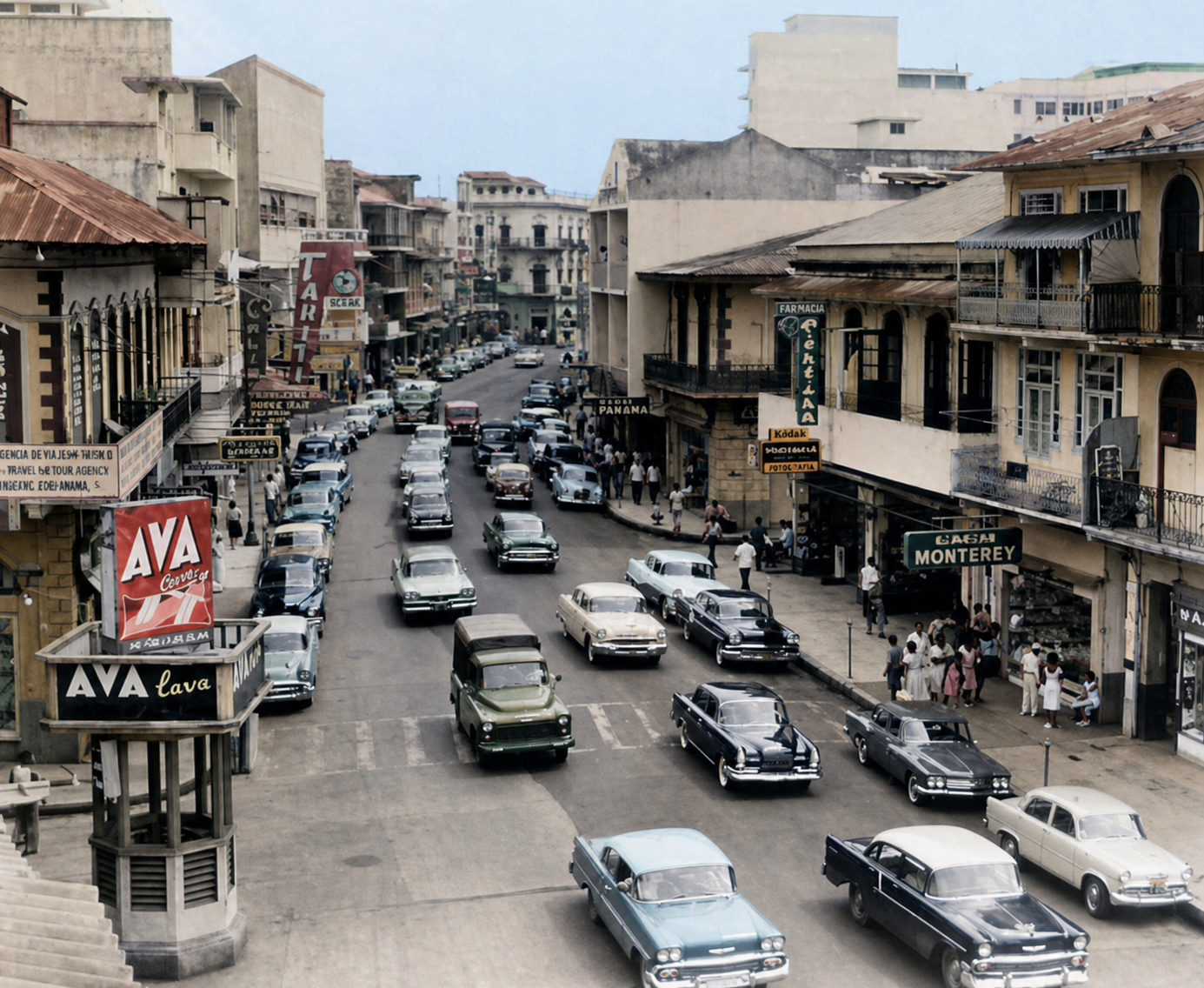 Avenida Central de Panamá en 1962 un recorrido por su historia urbana.
