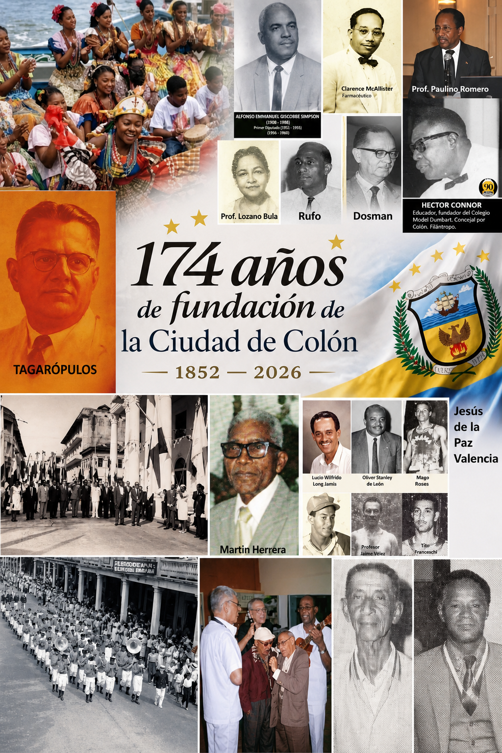 Colón celebra 174 años de historia, identidad y legado humano